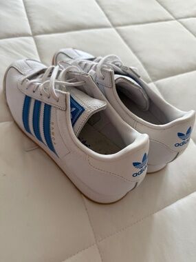 Adidas Samoa White Blue Gum Sole Y6 W7-7.5 39 EU